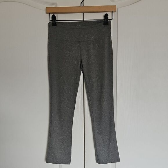 Gray Women's Cropped Leggings - Picture 1 of 16
